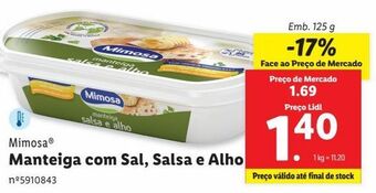 Lidl Manteiga mimosa promoção
