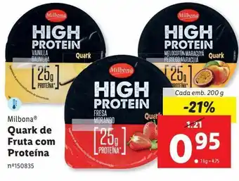 Lidl Pudim milbona promoção