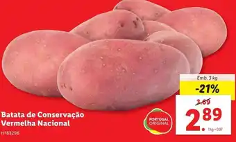 Lidl Batata promoção