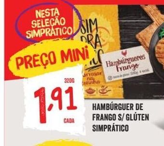Minipreço Hambúrguer promoção