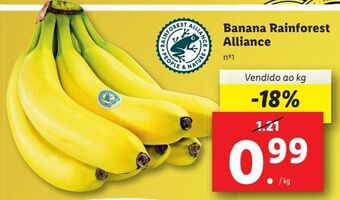 Lidl Banana promoção