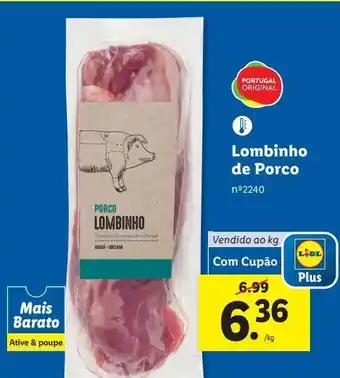 Lidl Lombo de porco promoção