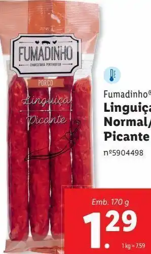 Linguiça fumadinho