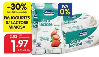 Minipreço Iogurte mimosa promoção