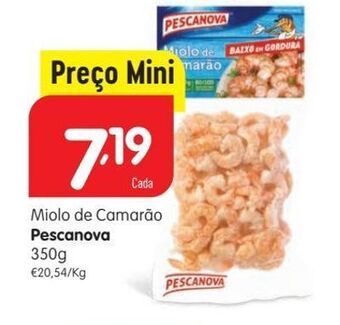 Minipreço Camarão pescanova promoção