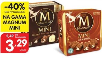 Minipreço Bombom gelado magnum promoção