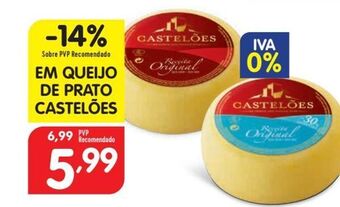 Minipreço Queijos castelões promoção