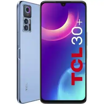 Smartphone tcl 30+ azul - 6.66 128gb 4gb ram octa-core