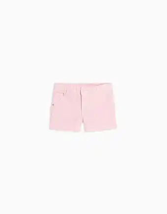 MO Calções de ganga de cor, menina, rosa claro promoção
