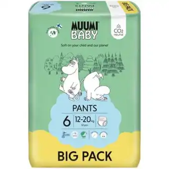 Well's Fralda cueca muumi t6 12-20kg promoção