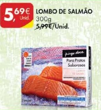 Pingo Doce Lombo de Salmão 300g promoção