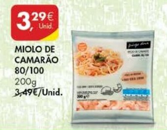 Pingo Doce Miolo de Camarão 80/100 200g promoção