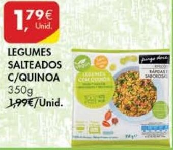 Pingo Doce Legumes Salteados C/Quinoa 350g promoção