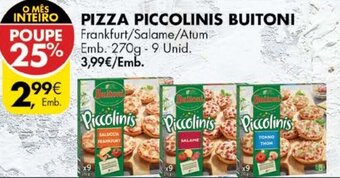 Pizza Piccolinis Buitoni 270g - 9 Unid