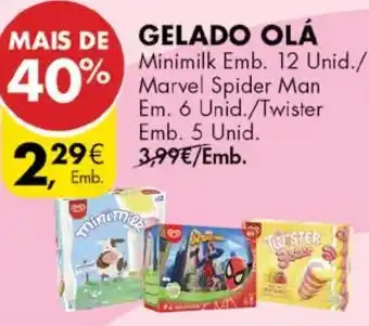 Pingo Doce Gelado Olá 12 Unid/6 Unid/5 Unid promoção