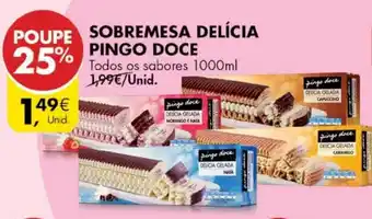 Pingo Doce Sobremesa Delícia Pino Doce 1000ml promoção