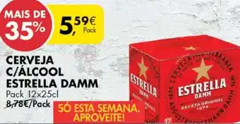 Cerveja C/Álcool Estrella Damm 12x25cl