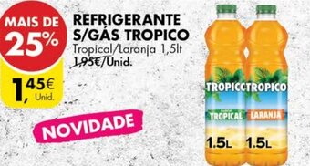 Pingo Doce Refrigerante S/Gás Tropico 1,5lt promoção