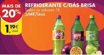 Pingo Doce Refrigerante C/Gás Brisa 1lt promoção