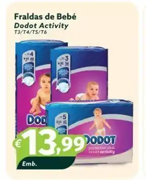 Roque Supermercados Fraldas dodot promoção