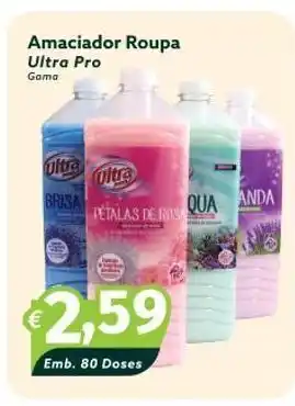 Roque Supermercados Amaciador ultra pro promoção