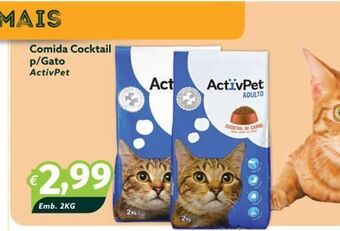 Roque Supermercados Ração para gatos activpet promoção