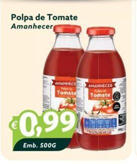 Roque Supermercados Polpa de tomate amanhecer promoção