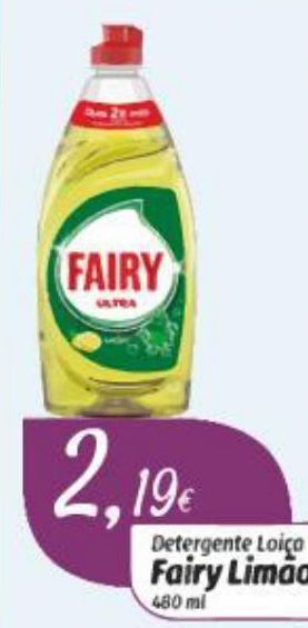Miranda Supermercados Detergente lavalouça fairy promoção