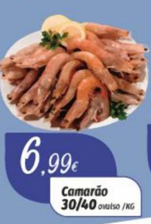 Miranda Supermercados Camarão promoção
