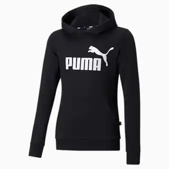 Puma Essentials logo youth hoodie promoção