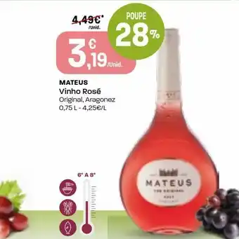 Intermarché Vinho rosé mateus promoção