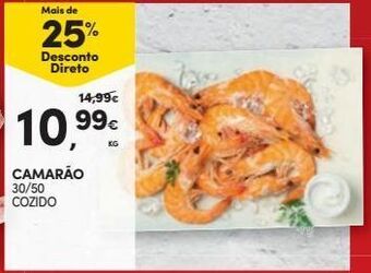 Continente Bom dia Camarão cozido promoção