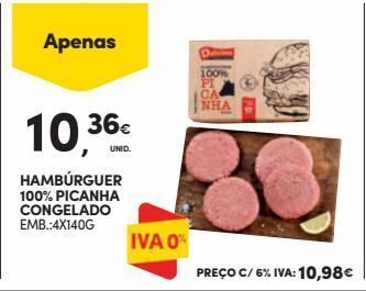 Continente Bom dia Hambúrguer promoção