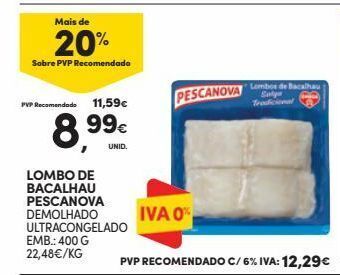 Continente Bom dia Bacalhau pescanova promoção
