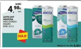Continente Bom dia Leite mimosa promoção