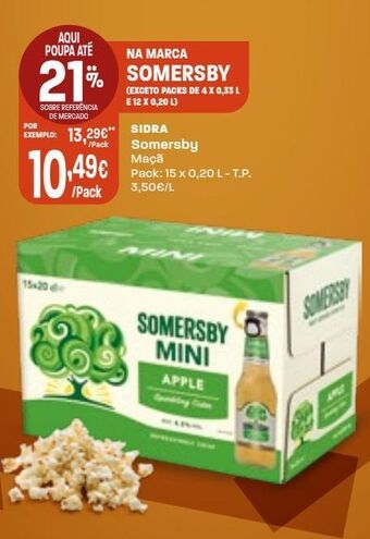 Intermarché Sidra somersby promoção