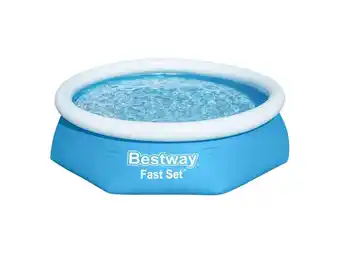 Auchan Piscina fast set bestway com bomba 244x61cm promoção