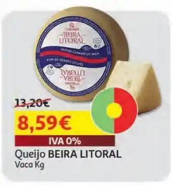 Auchan Queijo beira litoral vaca kg promoção