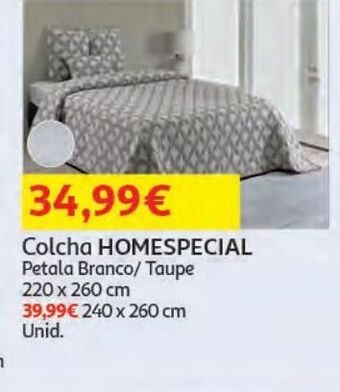 Auchan Colcha homespecial promoção