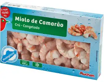 Auchan Miolo de camarão auchan madagascar 70/90 400g promoção