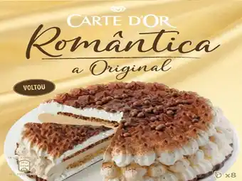 Auchan Tarte de gelado carte d'or romantica 750 ml promoção