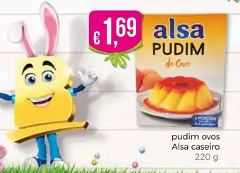 Pudim Ovos Alsa Caseiro 220g