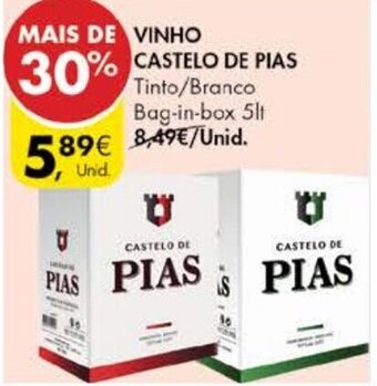Vinho Castelo de Pias 5lt