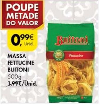 Pingo Doce Massa Fettucine 500g promoção
