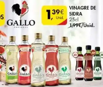 Pingo Doce Vinagre de Sidra 25cl promoção