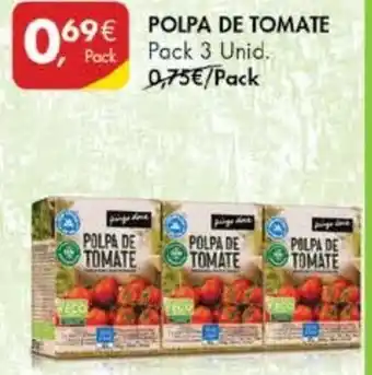 Pingo Doce Polpa de Tomate 3 Unid promoção