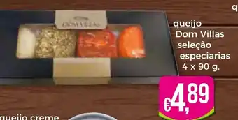 Queijo Dom Villas Seleção Especiarias 4x90g