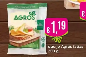 Bolama Queijo Agros Fatias 200g promoção