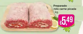 Bolama Preparado ROlo Carne Picada promoção