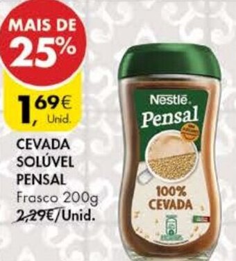 Pingo Doce Cevada Solúvel Pensal 200g promoção